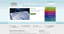 Desktop Screenshot of event-insurance-online.com